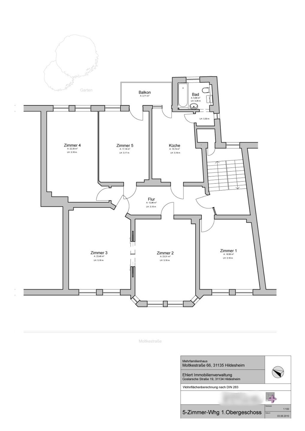 Grundriss I. OG 