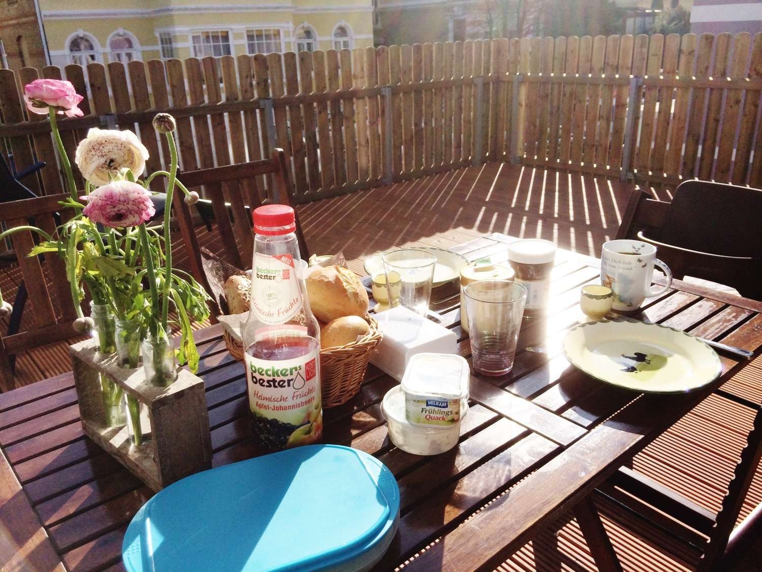 Terrasse im Sommer
